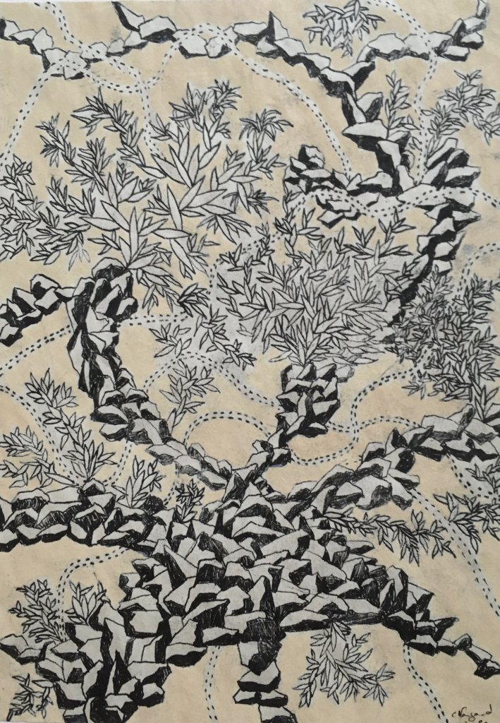 Peinture à l'huile de Coralie Naigard