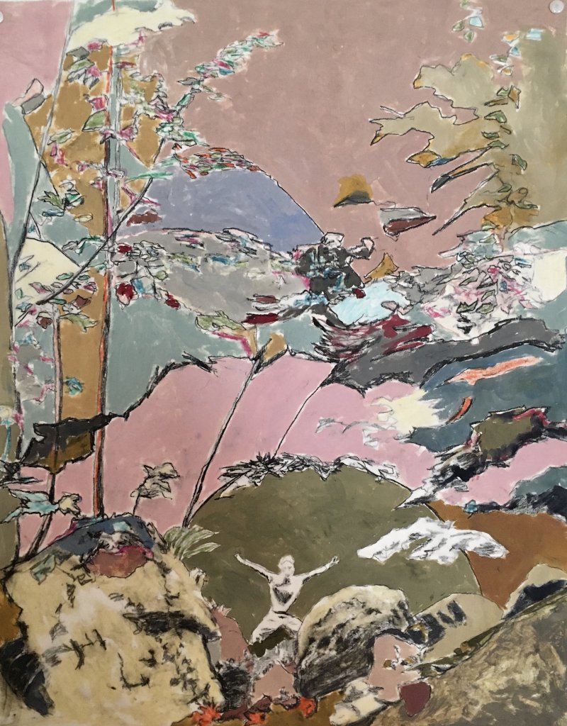 Peinture à l'huile de Coralie Naigard