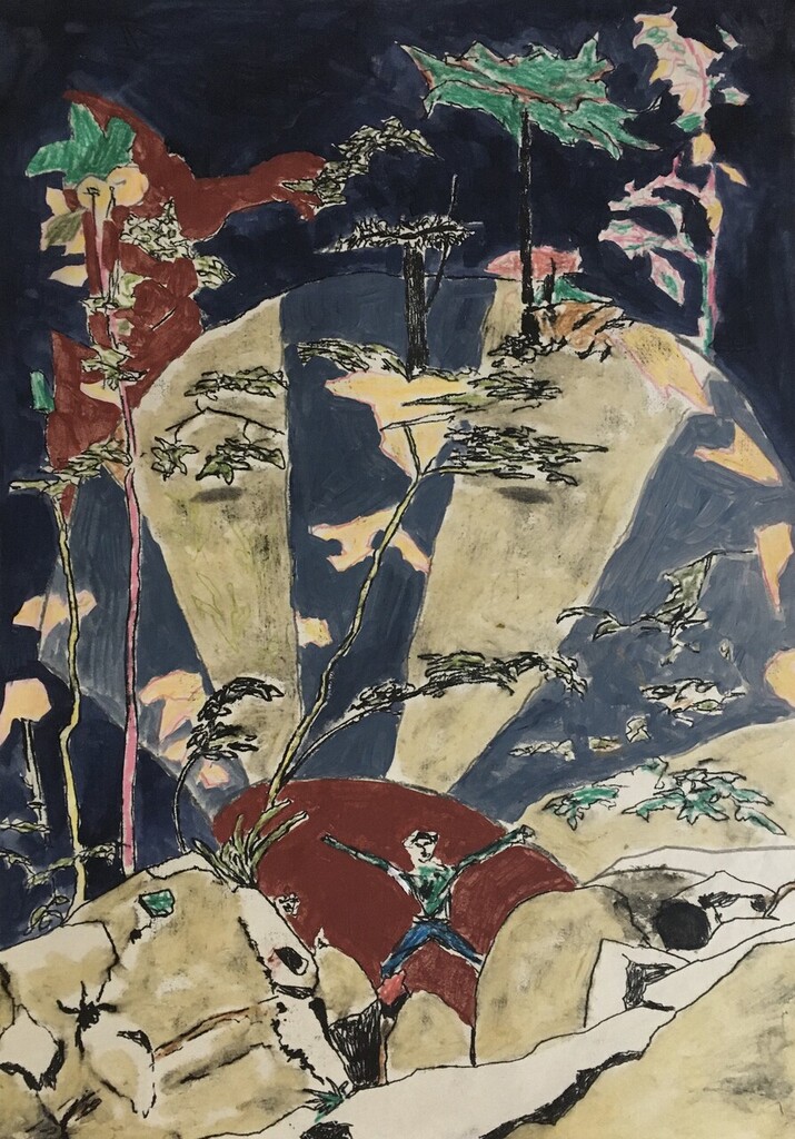 Peinture à l'huile de Coralie Naigard